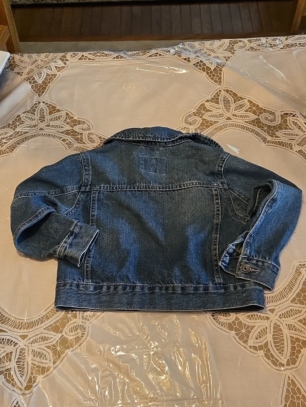 BLUEBERi BLVD FLORAL DRESS & CHILDRENS  PLACE DENIM JACKET SZ 4